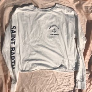 Cropped saint Barth’s long sleeve